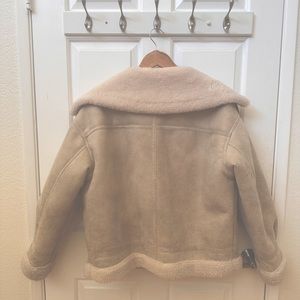Mango’s Sold Out Cream Shearling Coat!